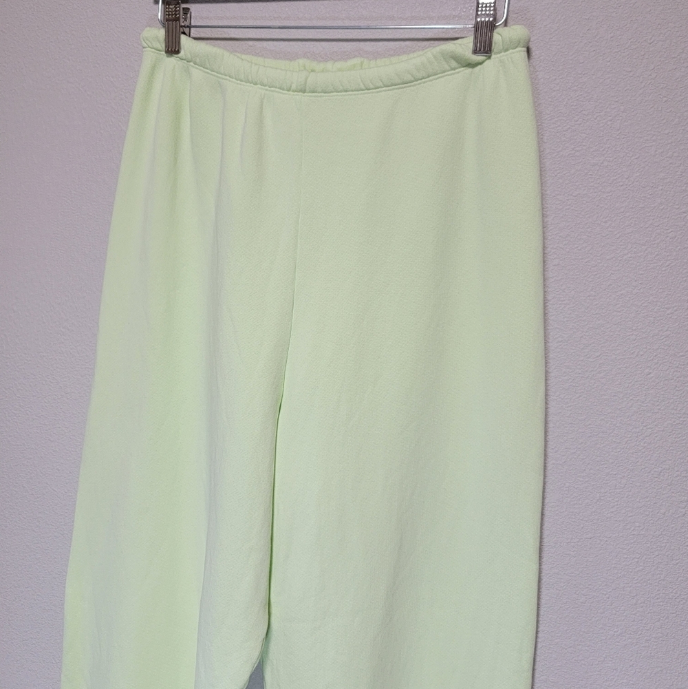 Joah Brown Oversized Jogger Swestpants Melon French Terry Neon - Picture 3 of 5